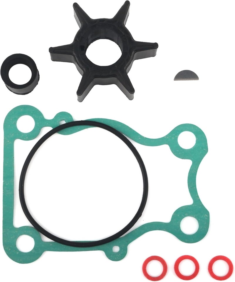 QUICKMARINE 6H3-44352 Marine Water Pump Impeller Service Kit fits Yamaha 2/4 Stroke 40 50 60 HP Boat Outboard Motor Replacement 6H3-44352-00 697-44352-00 Sierra 18-3069 - Image 5